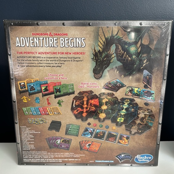 Dungeons and dragons adventure begins board game - Picture 2 of 3
